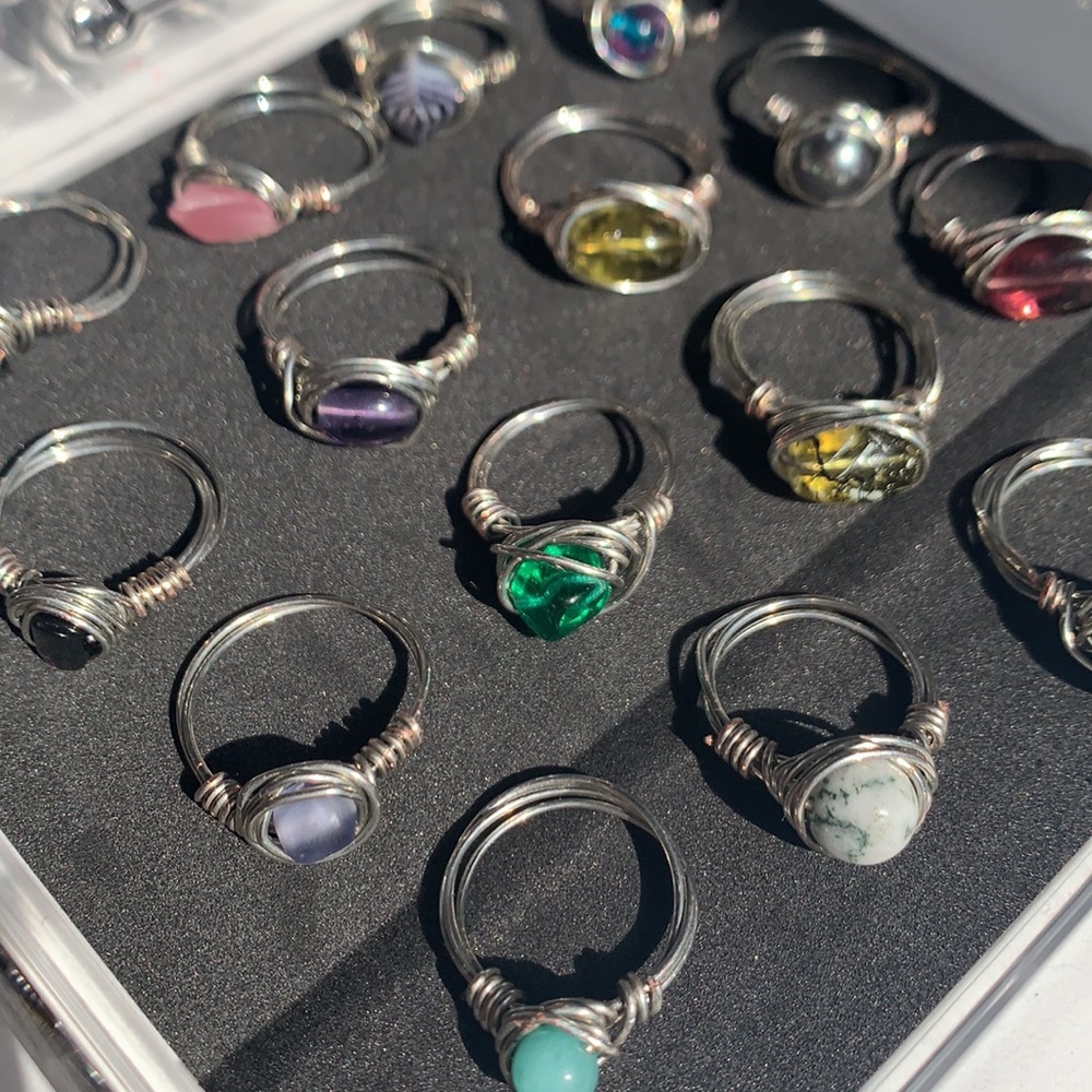 Handmade Wire Rings - Picture 4 of 4